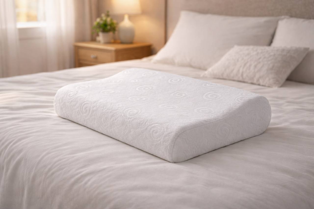 Ортопедическая подушка Вязкая Мемори Стандарт из пены Memory Foam