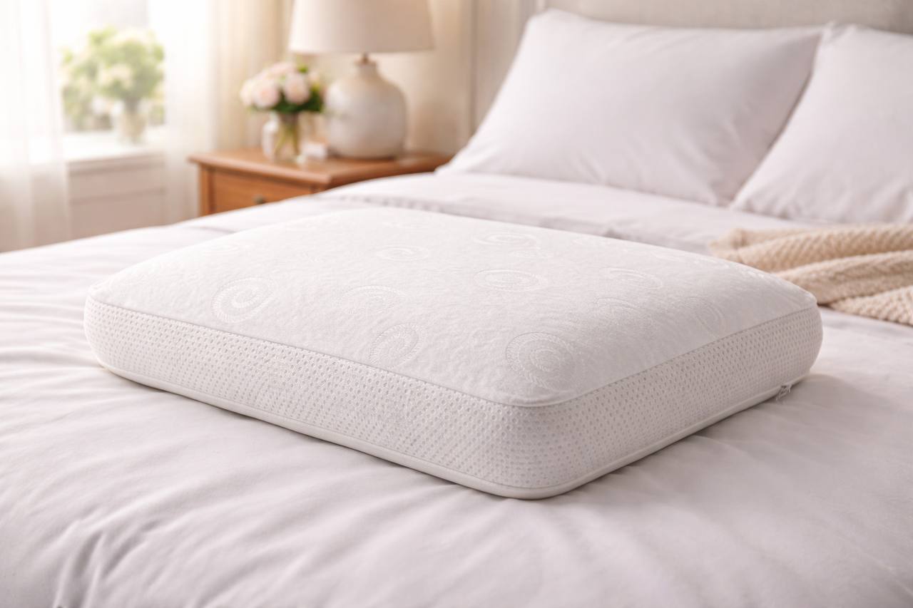 Ортопедическая подушка Вязкая Премиум из вязкоэластичной пены Memory Foam