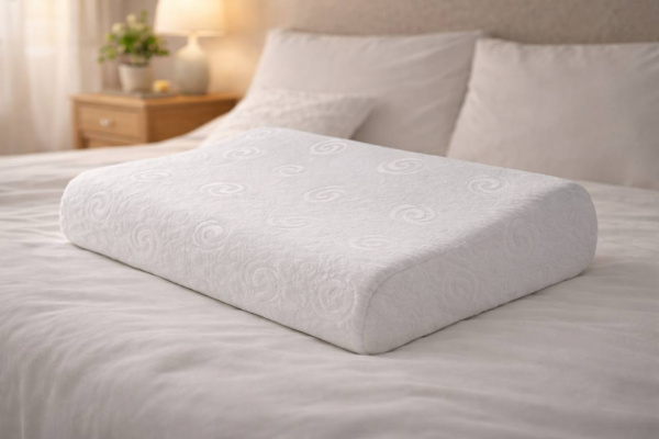 Ортопедическая подушка Вязкая Мемори Стандарт из пены Memory Foam