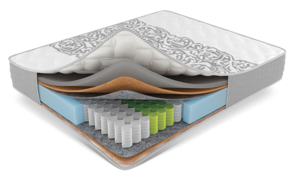 Ортопедический матрас Naomi на независимом пружинном блоке EVS500