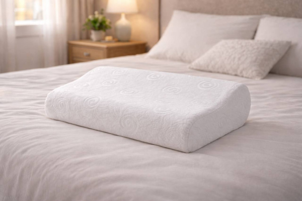 Ортопедическая подушка Вязкая Мемори Стандарт из пены Memory Foam