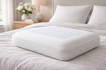 Ортопедическая подушка Вязкая Бриз с охлаждающим гелем и Memory Foam
